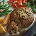 Mushroom Stuffed Pork Burgers